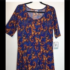 LuLaRoe women’s long floral Ana dress